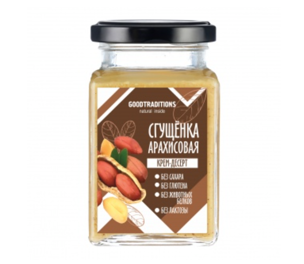 Сгущенка арахисовая, 270 гр Изображение Сгущенка арахисовая, 270 гр